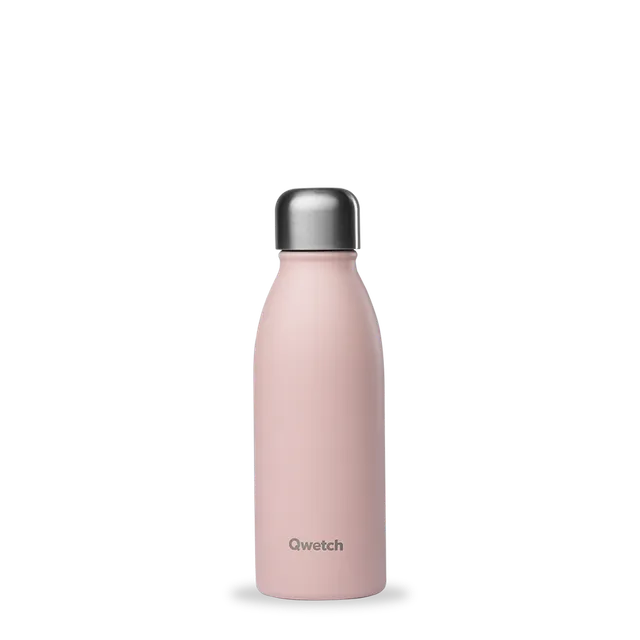 Qwetch One Pastel Rose láhev 500 ml jednostěnná