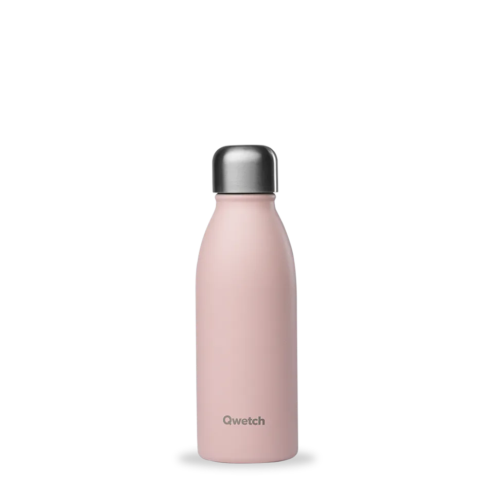 Qwetch One Pastel Rose láhev 500 ml jednostěnná