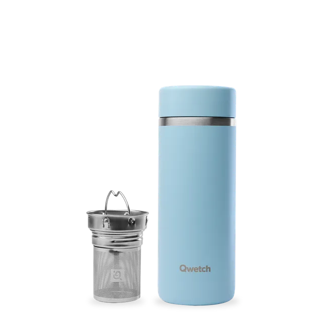 Qwetch Pastel Bleu termokonvička 400 ml modrá