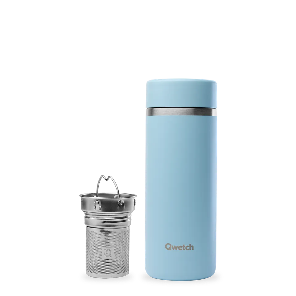 Qwetch Pastel Bleu termokonvička 400 ml modrá