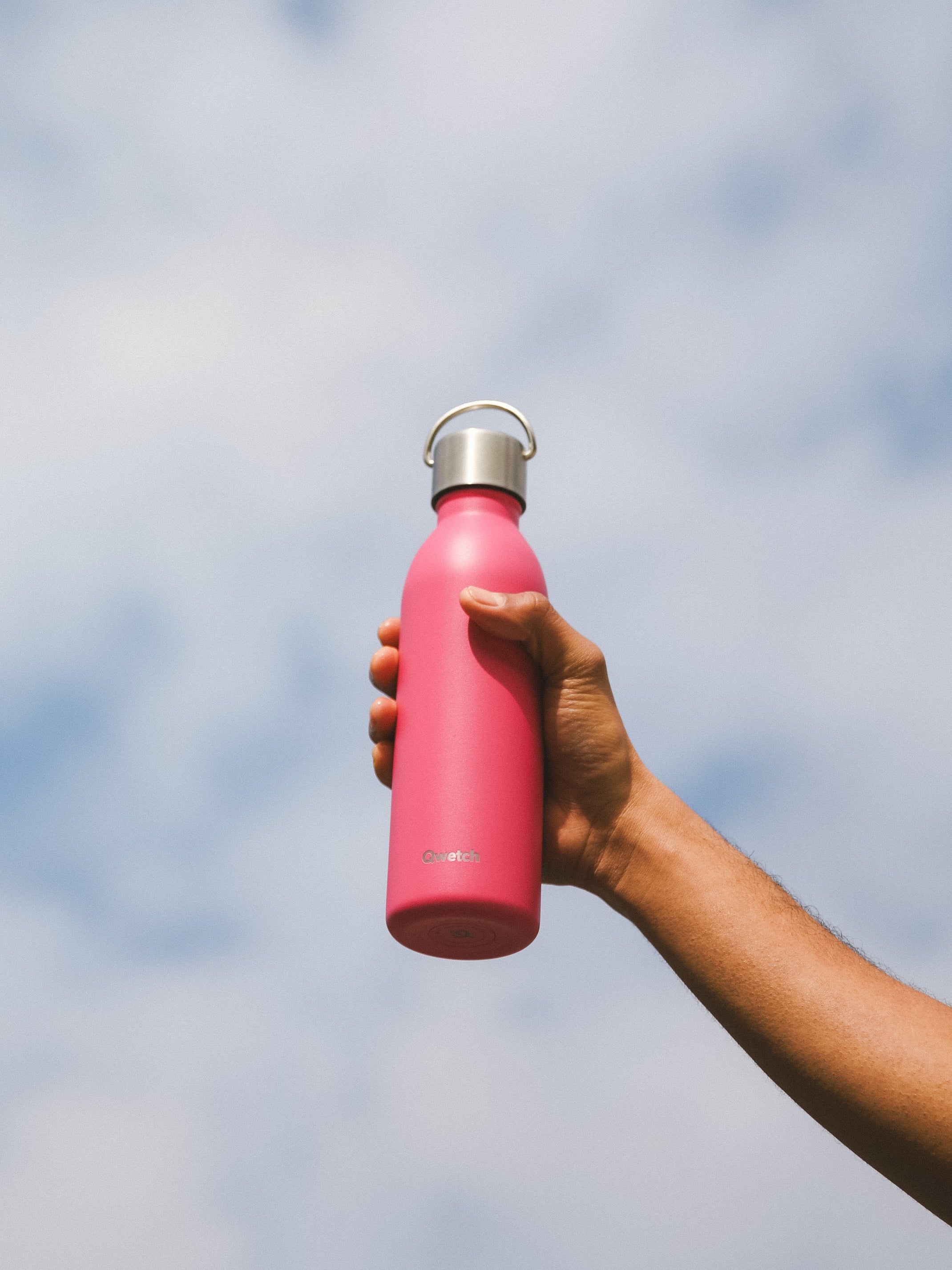 Qwetch Active Pop Magenta termoláhev 600 ml nerez