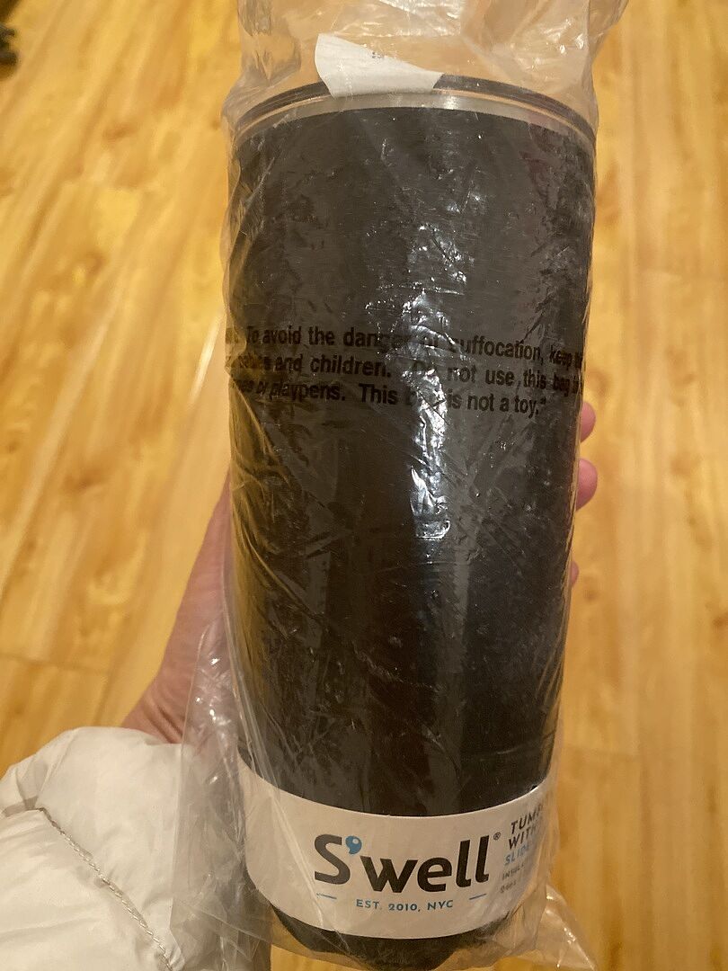 S'well Tumbler with Straw termohrnek 710 ml Onyx chlad 18 hodin