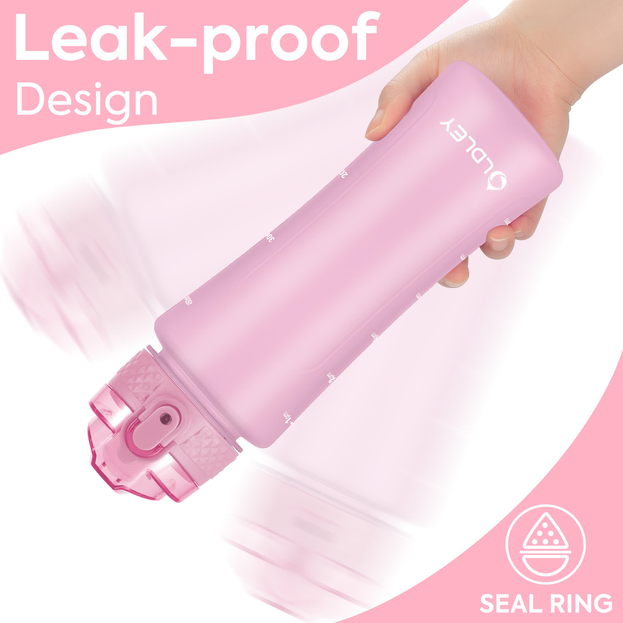OLDLEY 15oz Dual Lid lahev Classic Pink 440 ml plast