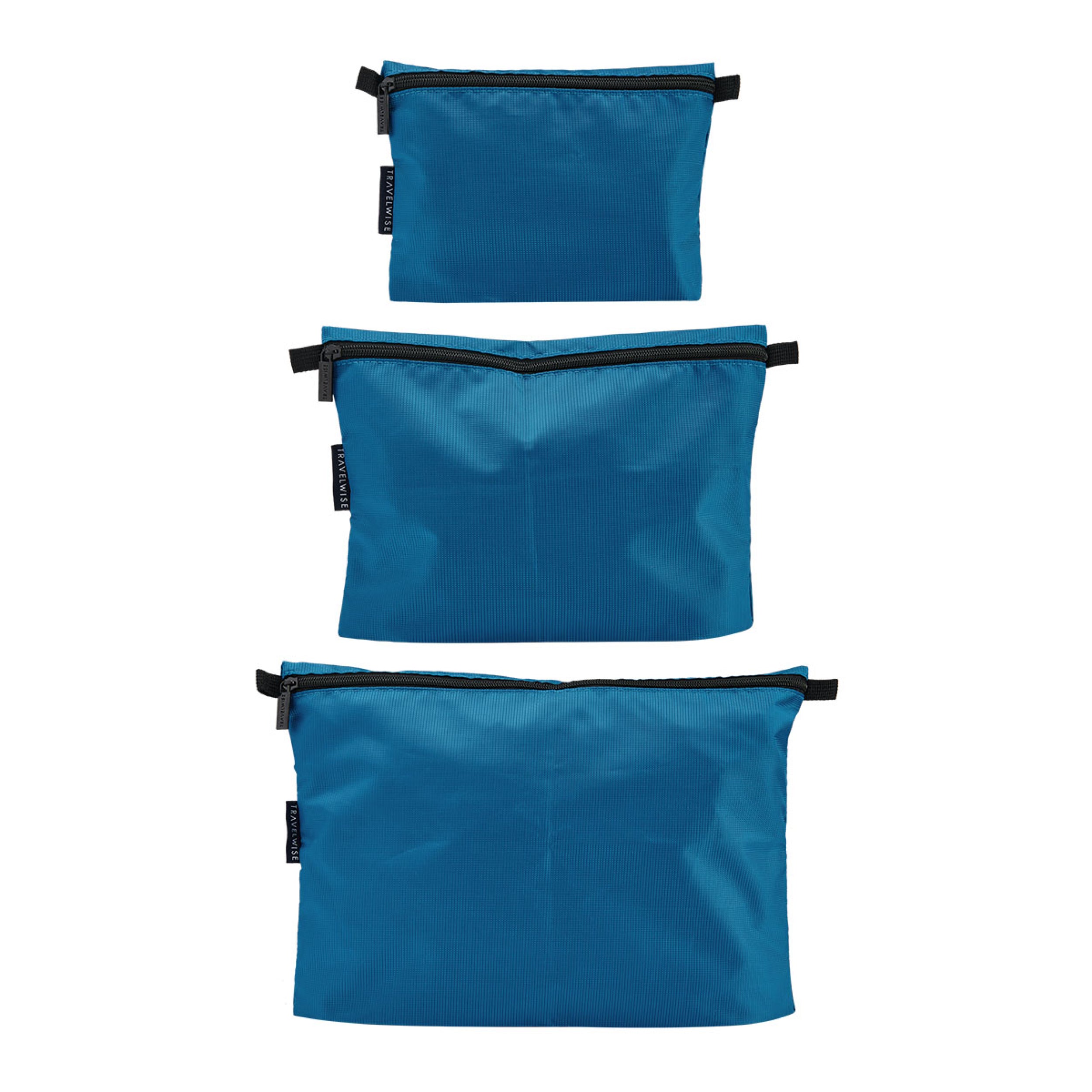 BUILT New York TravelWise sada 3 pouzder Blue polyester