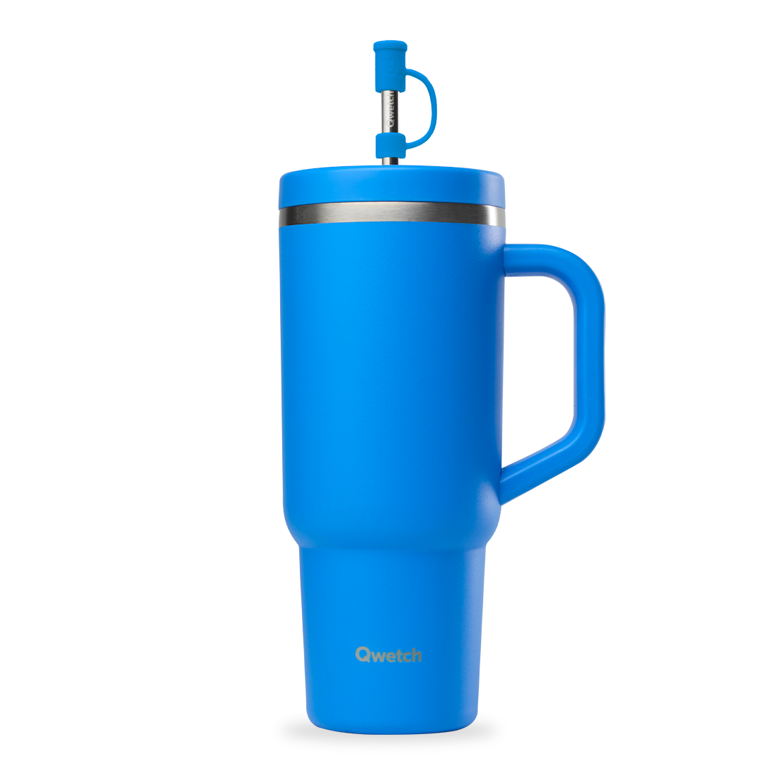 Qwetch Travel Cup Pop Azur víčko 900ml těsné