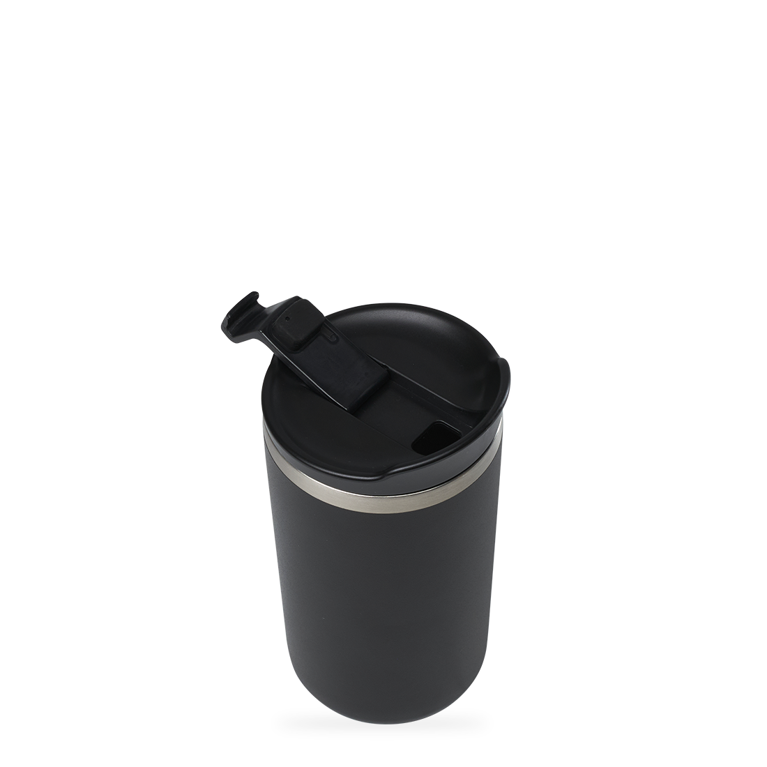 Qwetch Travel Mug termohrnek Matt Noir 350 ml nerez