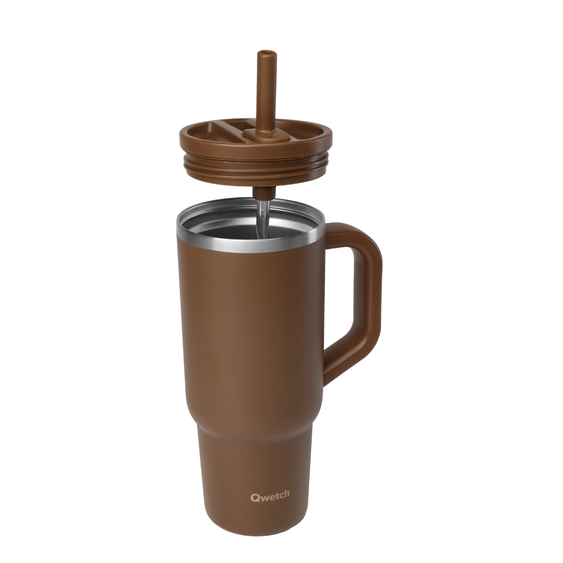 Qwetch Travel Cup Matt Chocolat termohrnek 900 ml