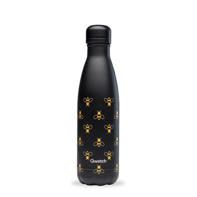 Qwetch Originals Bee termo láhev 500 ml nerez včela