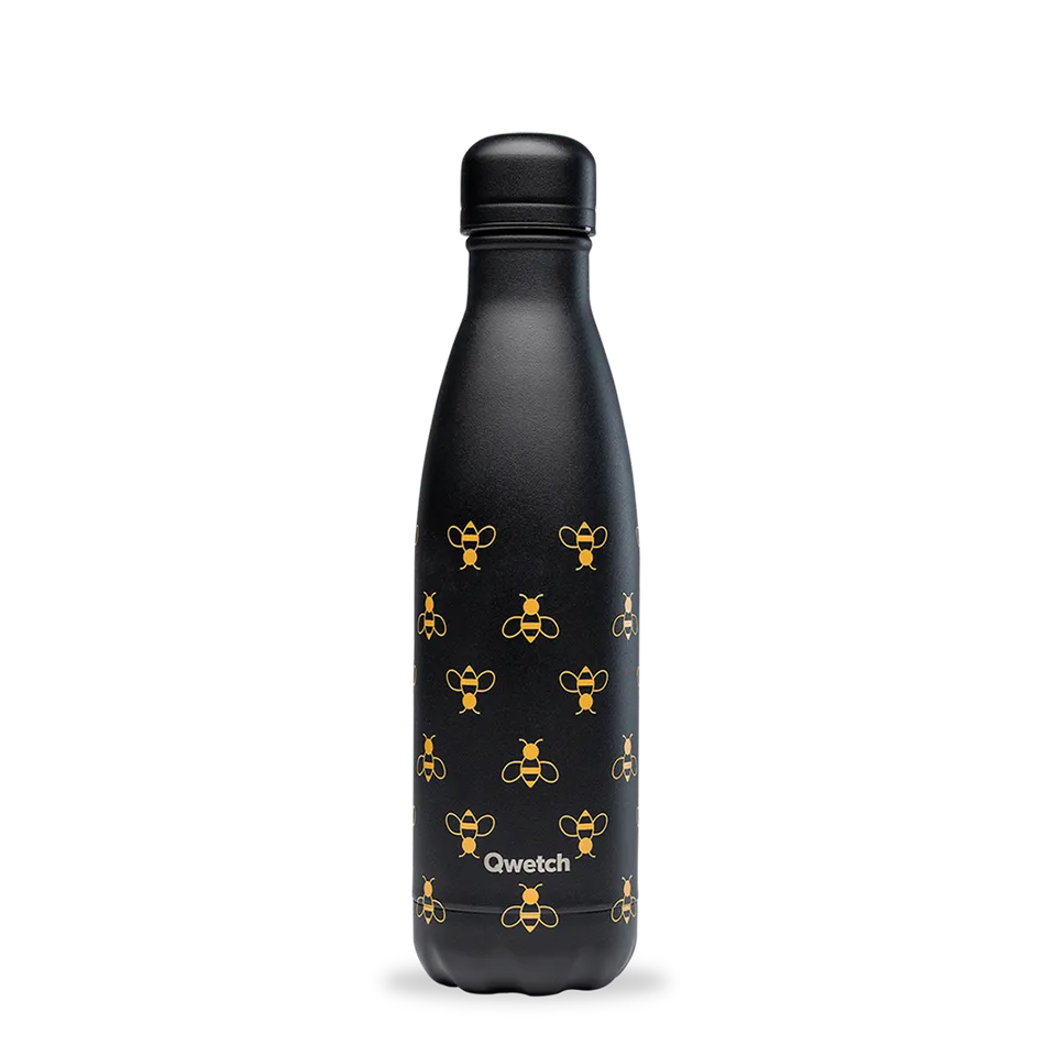 Qwetch Originals Bee termo láhev 500 ml nerez včela