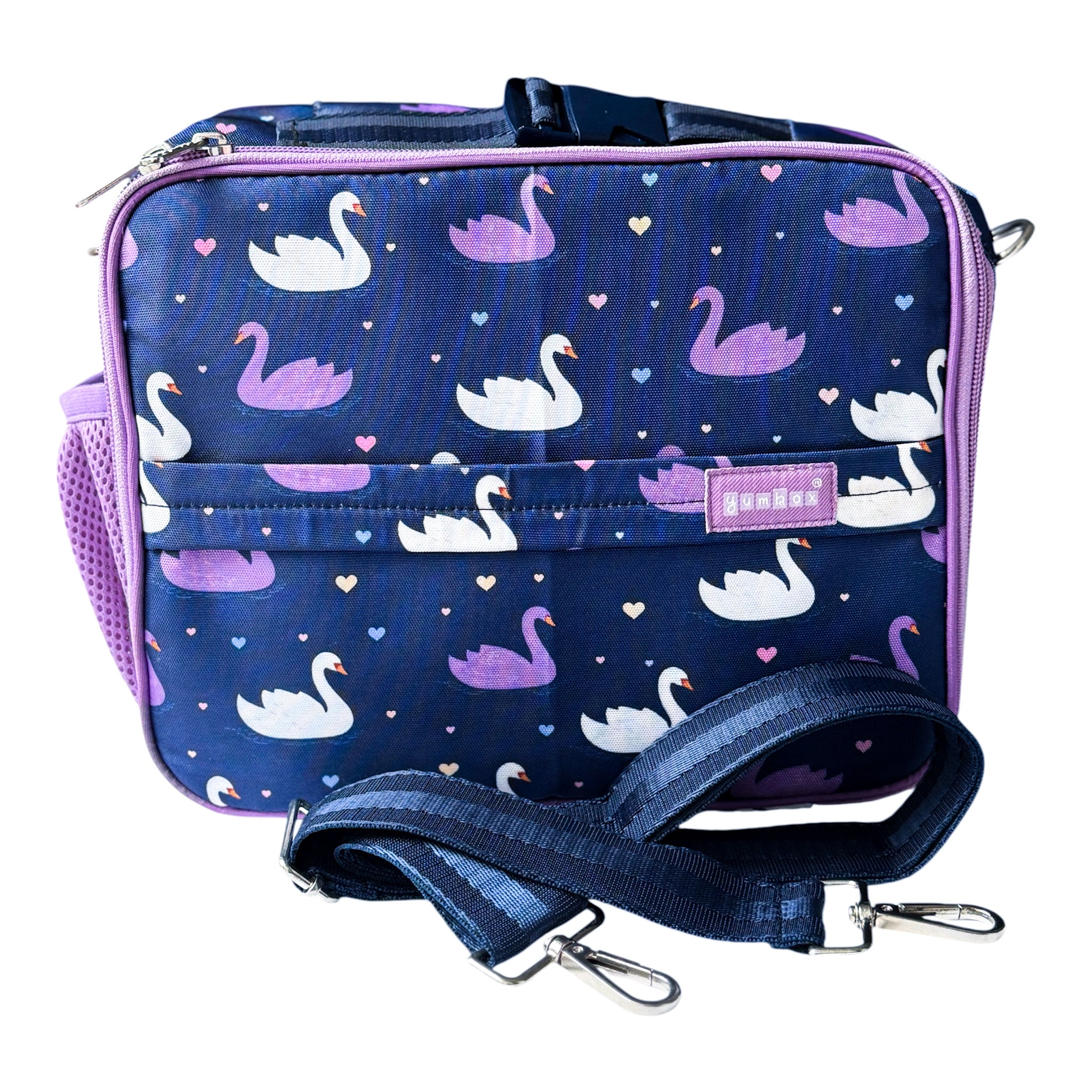 Yumbox Insulated Large Lunch Bag 3-Way Carry termo taška Swan