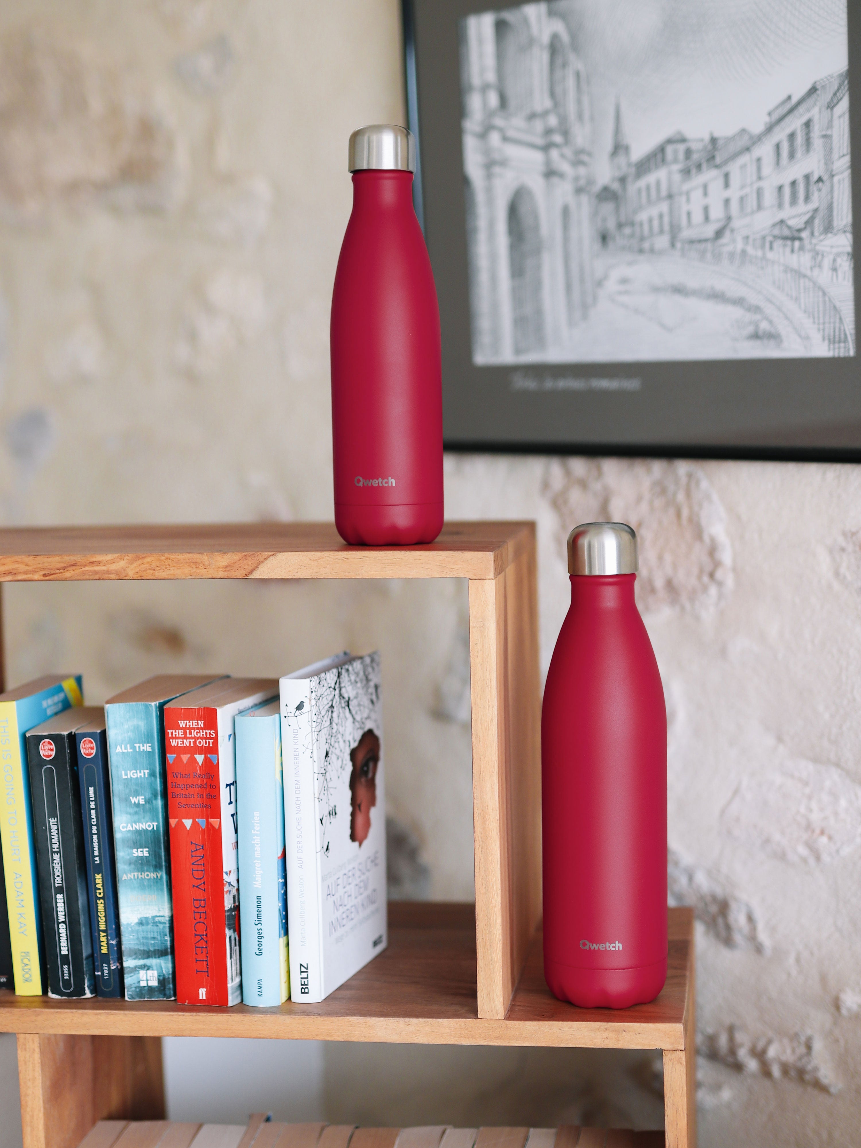 Qwetch Originals Matt Framboise termo láhev 750 ml