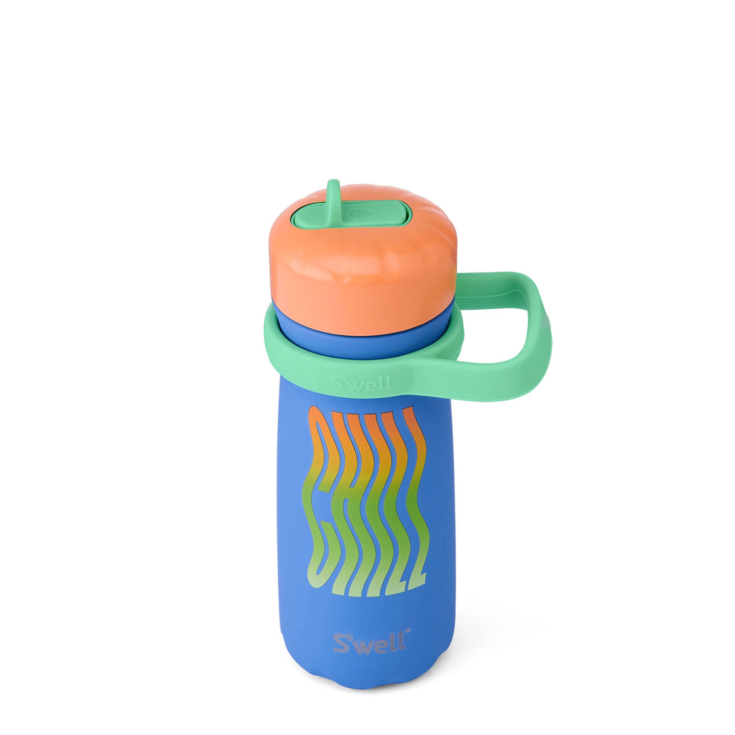 S'well Traveler termo lahev 473 ml modrá Flip Straw