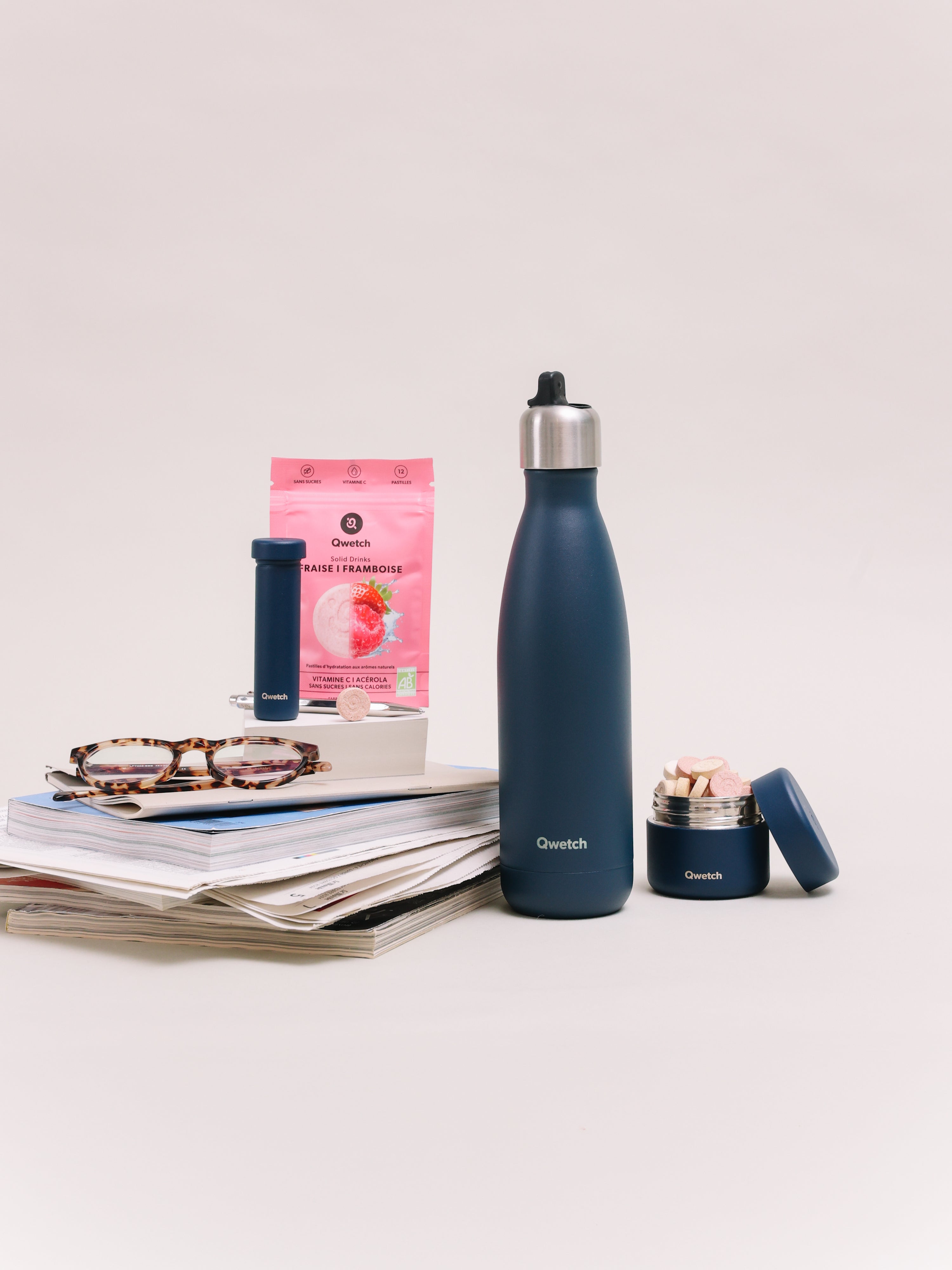 Qwetch Originals Bleu Nuit termoska 500 ml sport