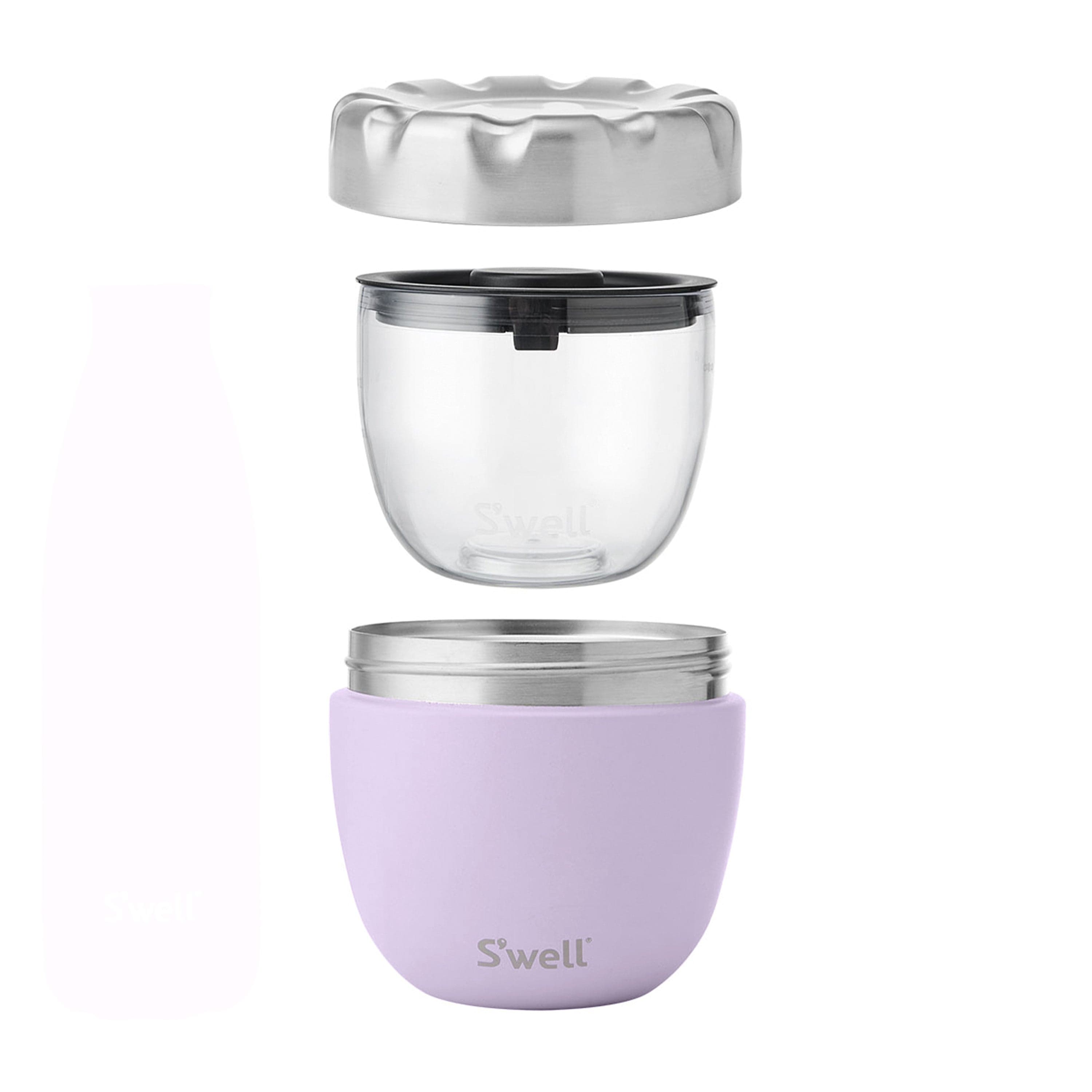 S'well Eats 21.5oz termo miska 636 ml Lilac izolovaná