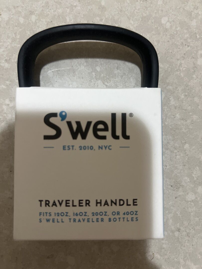 S'well Traveler Handle madlo Blue na láhev na cesty