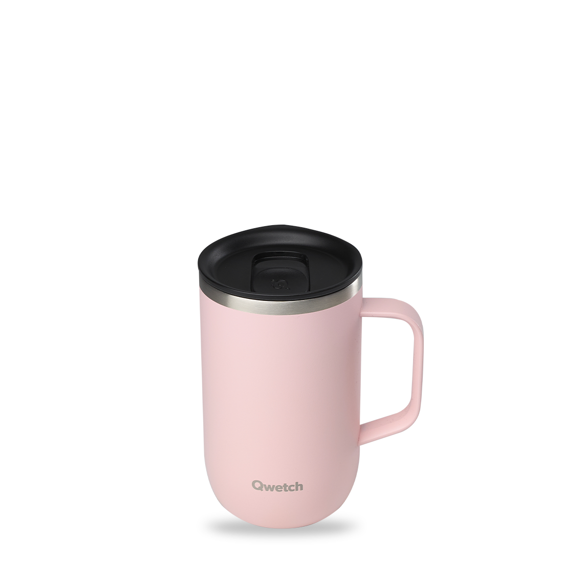 Qwetch Tisanière termohrnek 470 ml růžový nerez