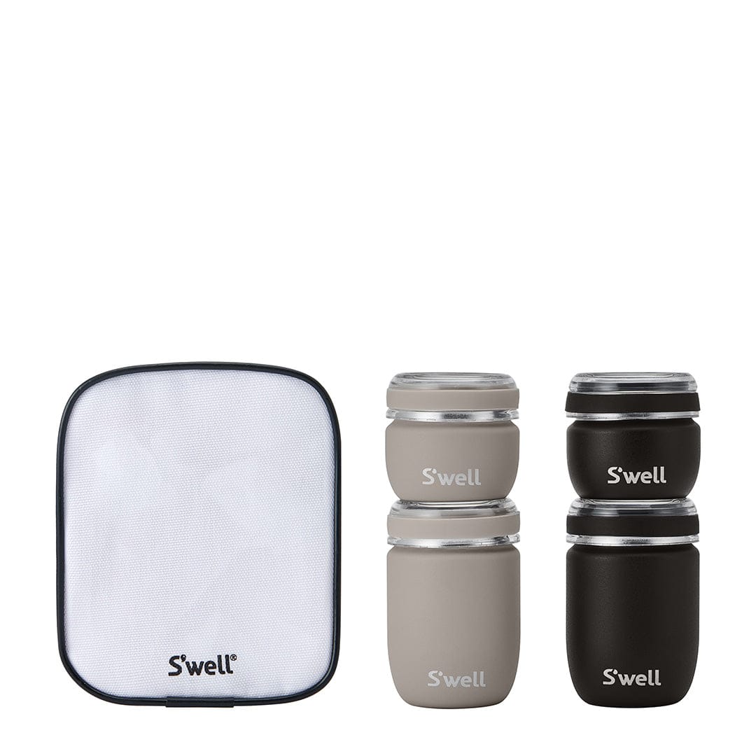 S'well Travel Container Set cestovní lahvičky Pink netekoucí