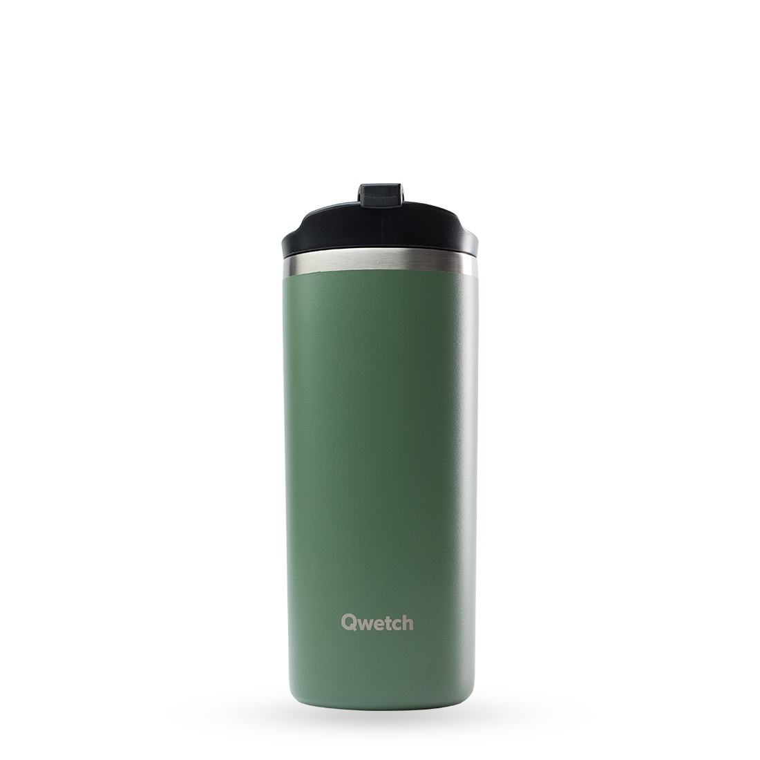 Qwetch Travel Mug termohrnek Matt Kaki 350 ml nerez