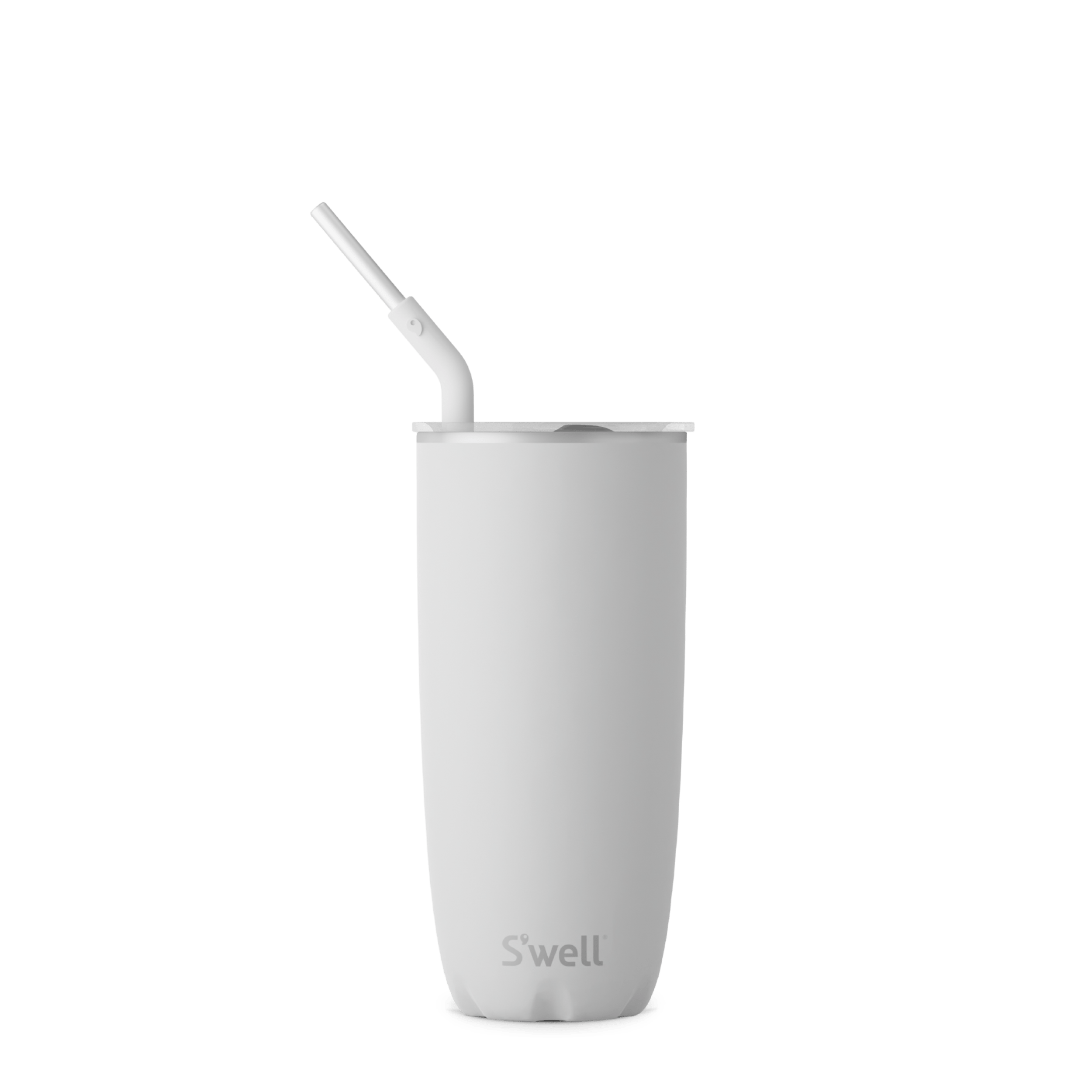 S'well Timothy Goodman tumbler s brčkem TG White 710 ml nerez