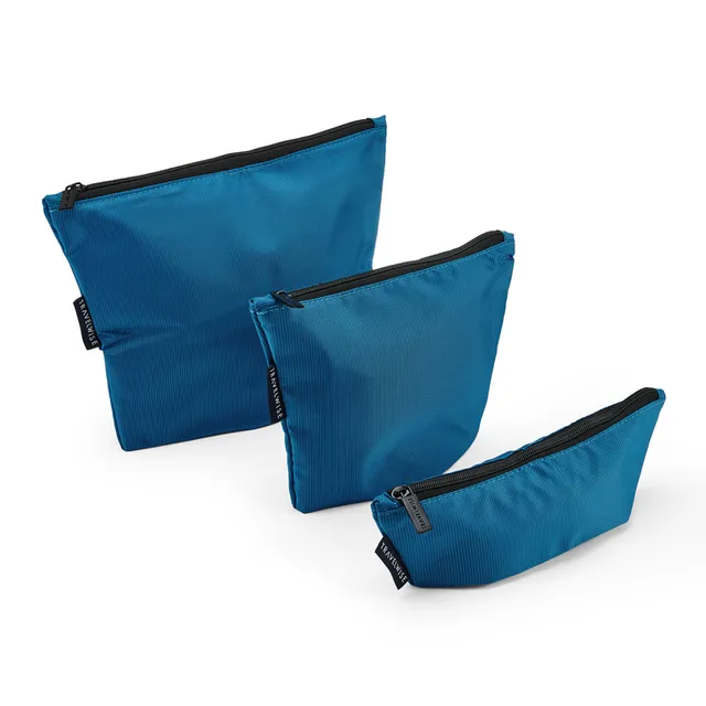 BUILT TravelWise sada pouzder 3ks Blue polyester