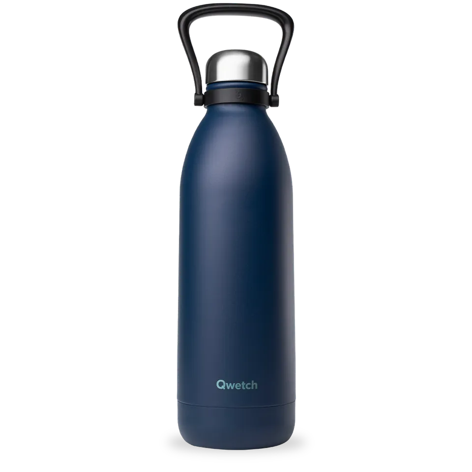 Qwetch Titan Matt Bleu Nuit termoláhev 1,5 l nerez