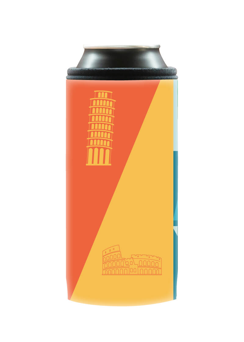 Coolbox termoobal na plechovku 0,5 l Italy Blue neoprenový