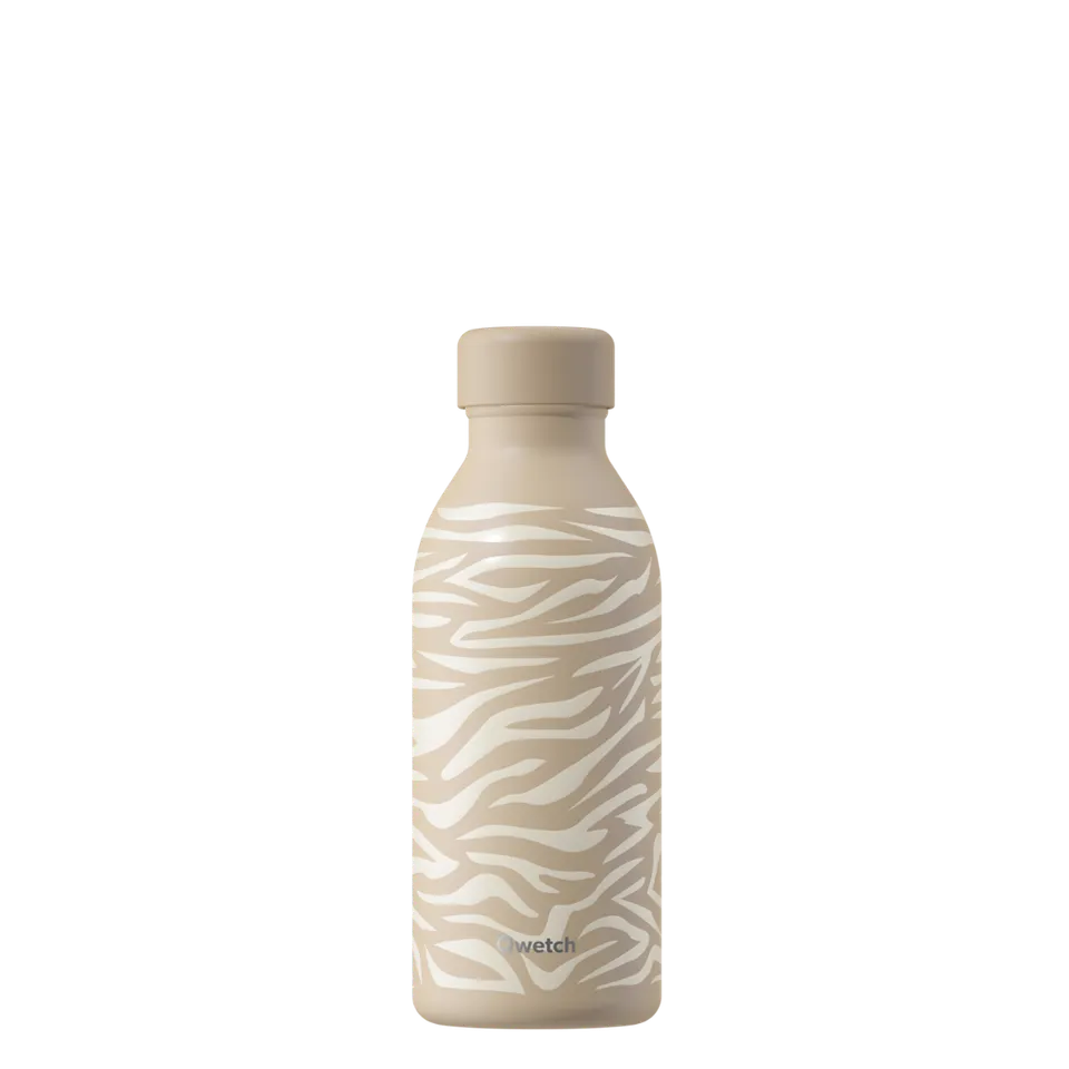 Qwetch Icon termo láhev 500 ml Wild Zebra nerez