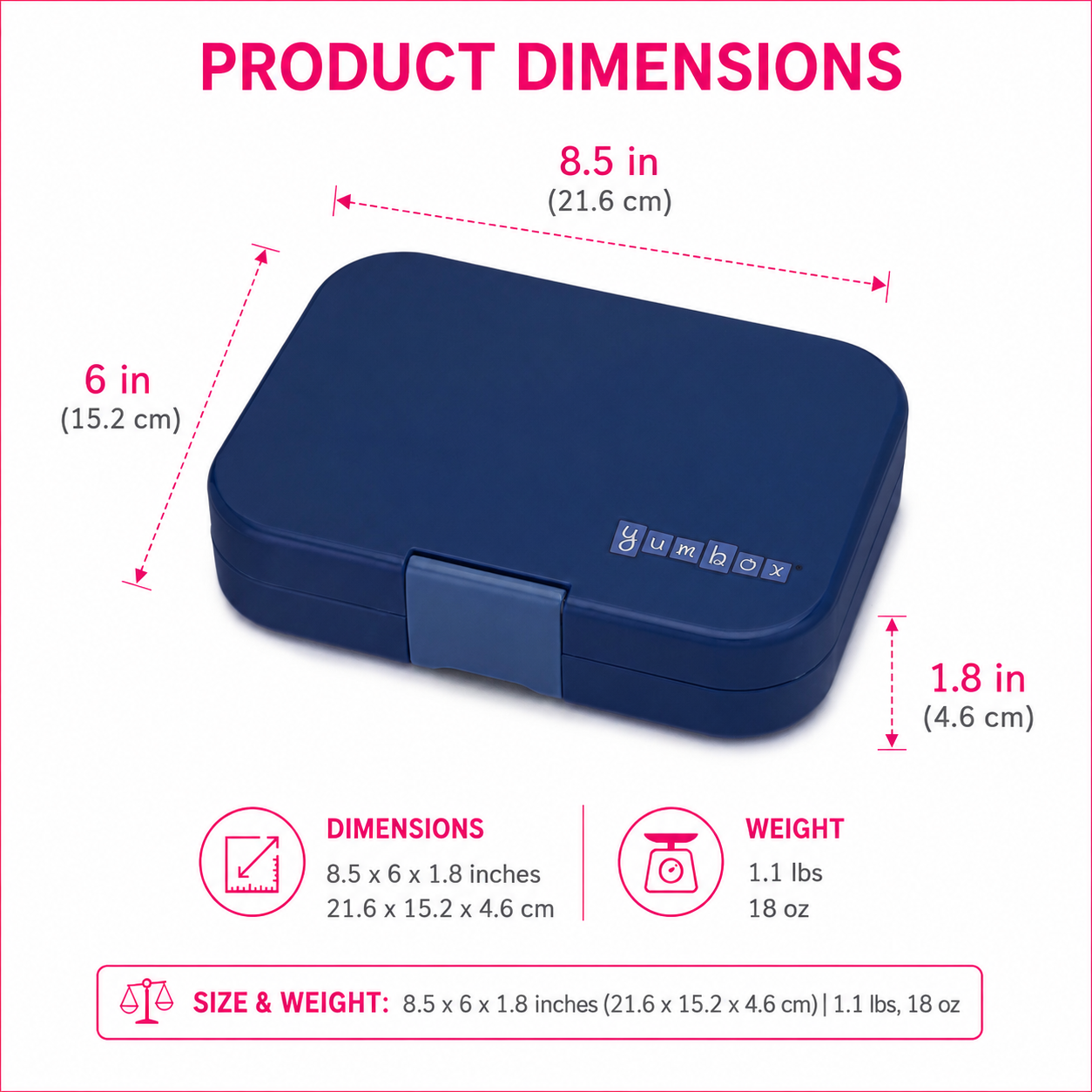 Yumbox Panino box na svačinu Ninja Blue se 4 přihrádkami