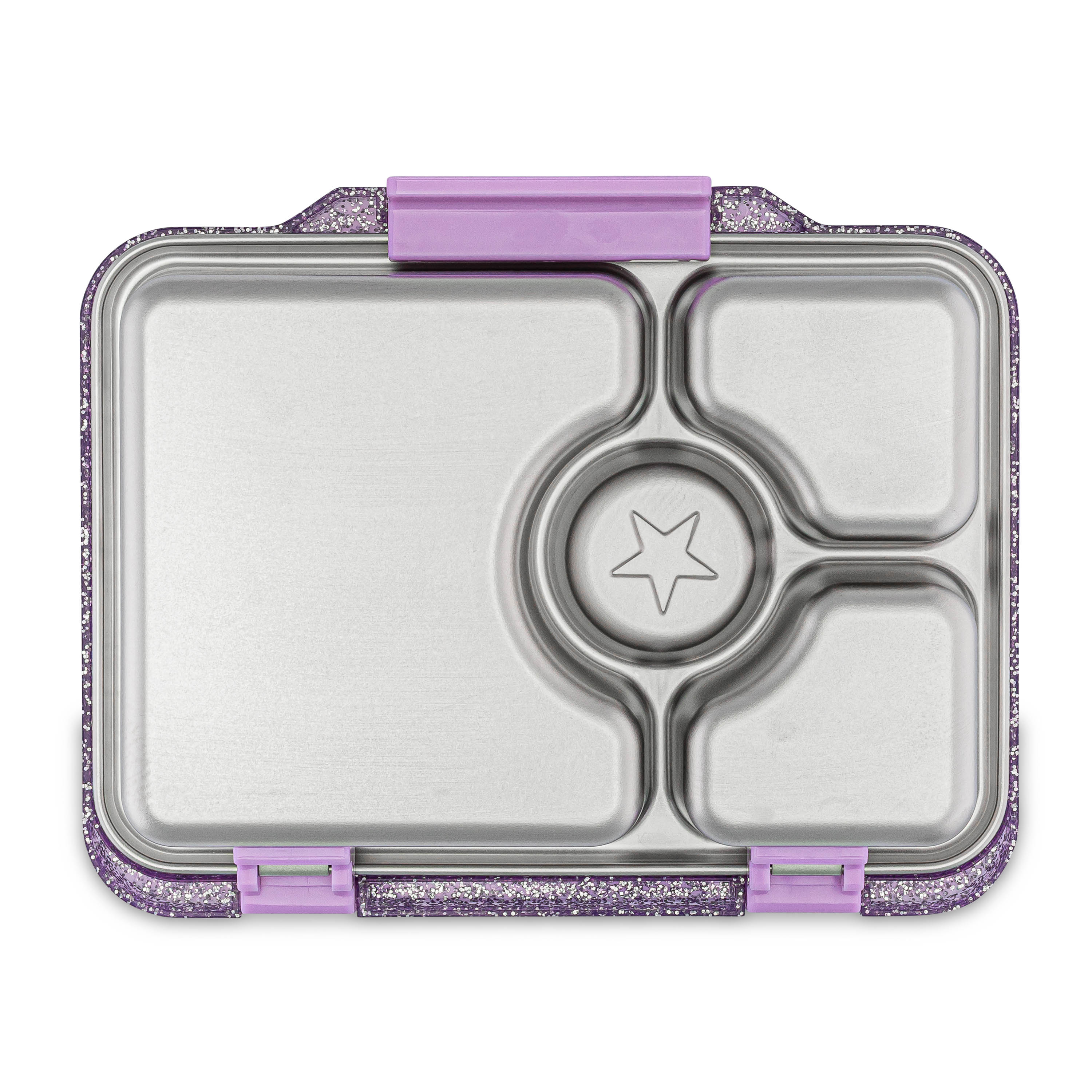 Yumbox Prêt svačinový box nerez fialový glitter