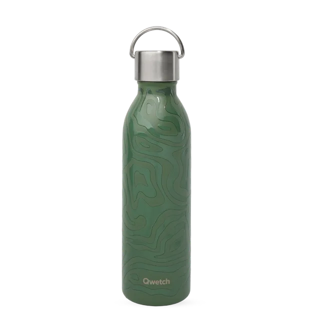 Qwetch Active Camo Kaki termoláhev 600 ml nerez