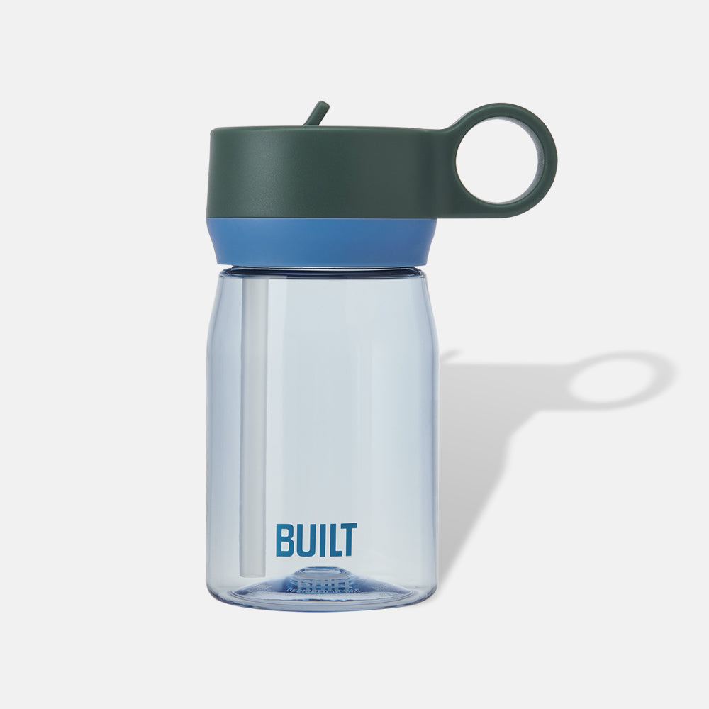 BUILT New York Cascade láhev s brčkem 355 ml do držáku