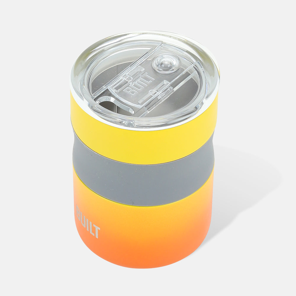 BUILT New York Desk Mug 12oz termohrnek Citrus Sunrise Ombre