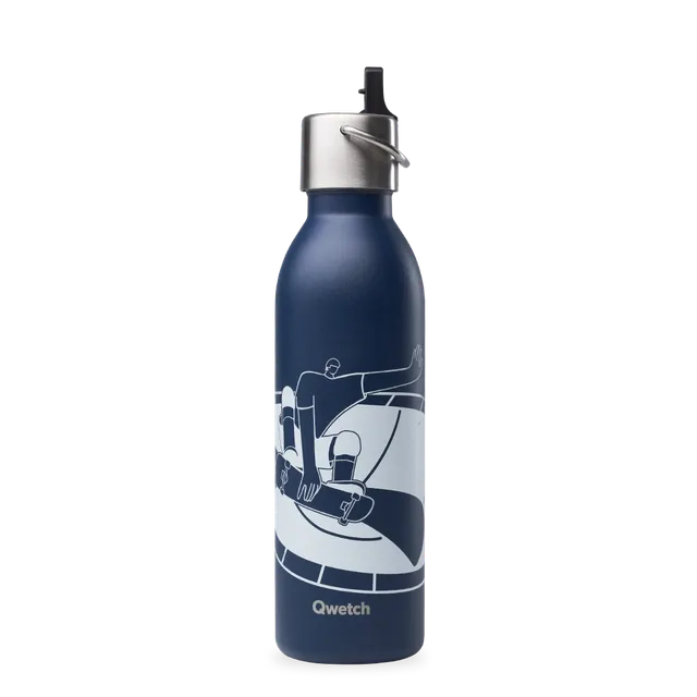 Qwetch Active Skate termoláhev 600 ml Skate Bowl