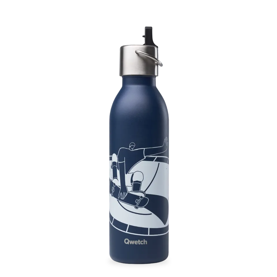 Qwetch Active Skate termoláhev 600 ml Skate Bowl