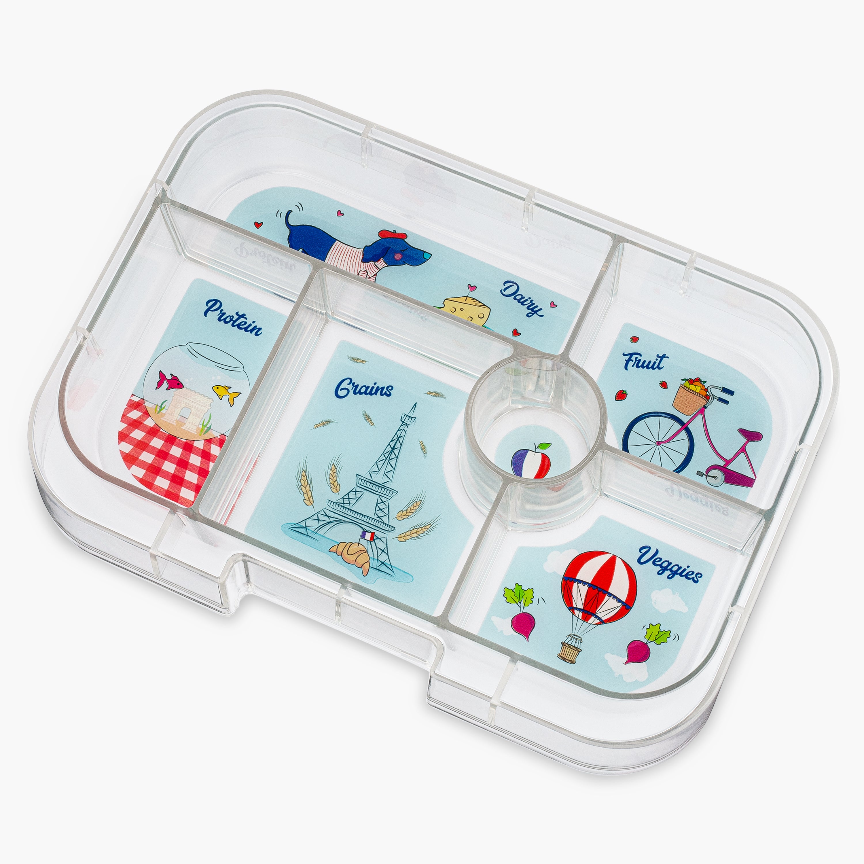 Yumbox Original Power Pink Paris svačinový box 6 přihrádek