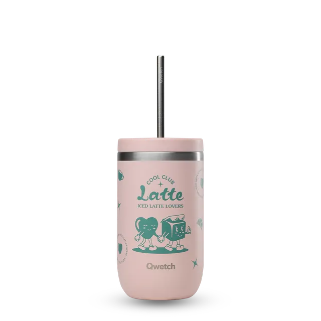 Qwetch Cool Club Cold Cup termohrnek 470 ml růžová