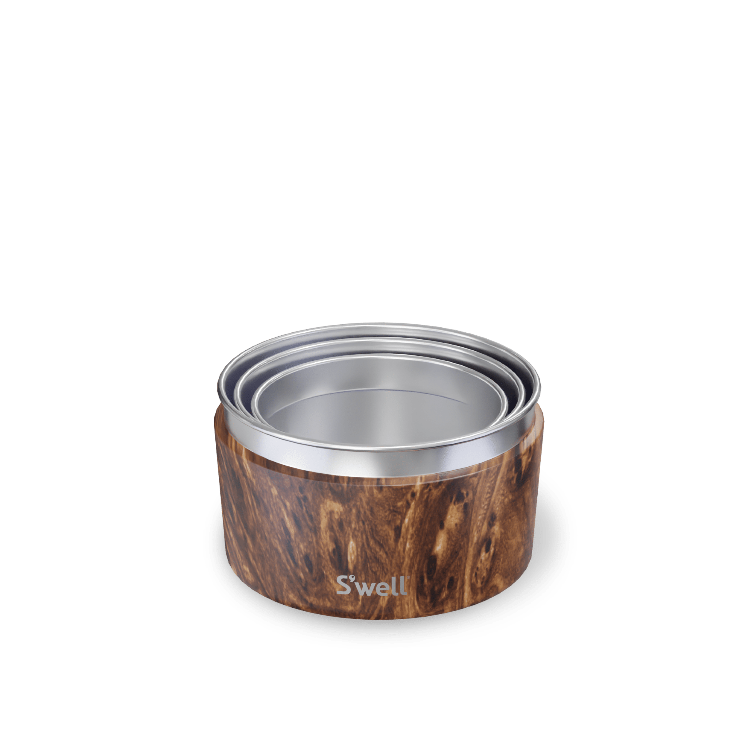 S'well Food Canister Set dózy 3 ks Onyx s víčkem