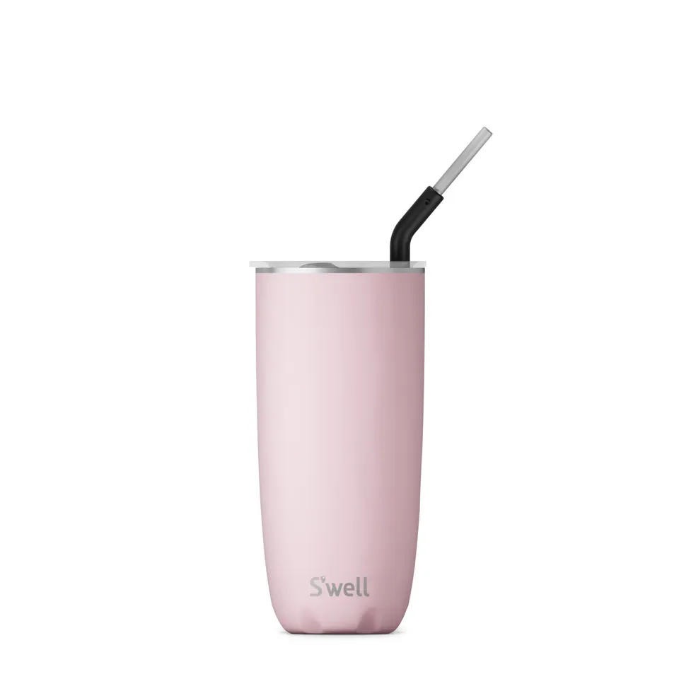S'well Tumbler with Straw termohrnek 710 ml Onyx chlad 18 hodin