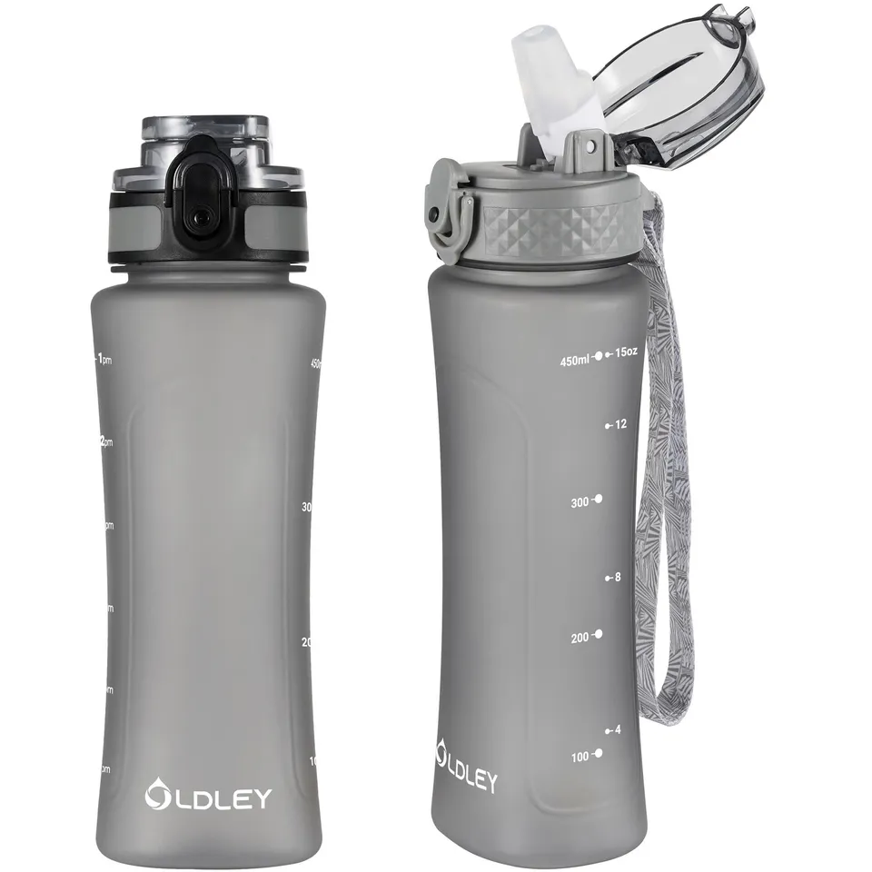 Oldley Kids 15oz láhev šedá 450 ml dual víčko