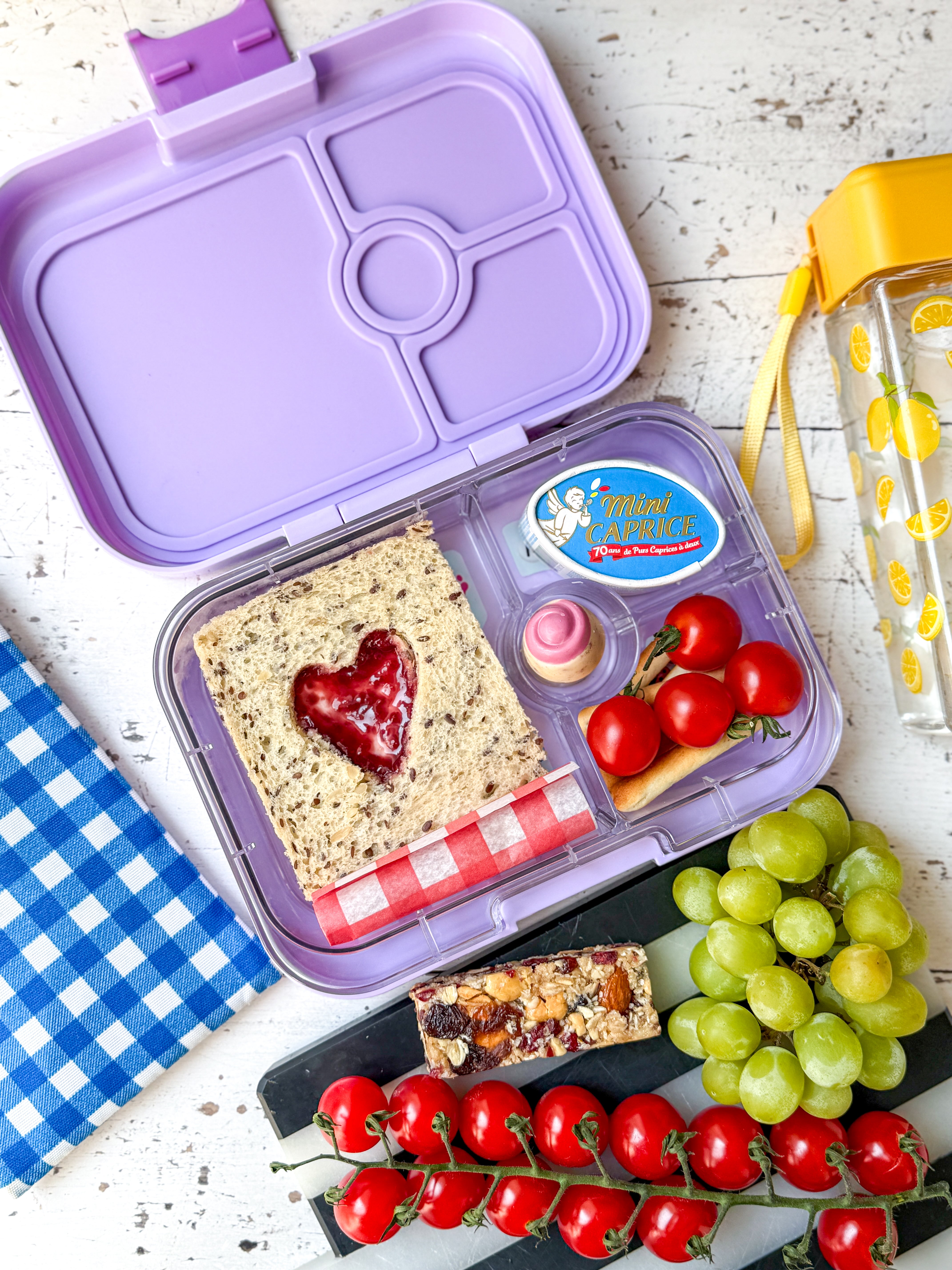 Yumbox Panino bento box Lavande Unicorn 4 přihrádky