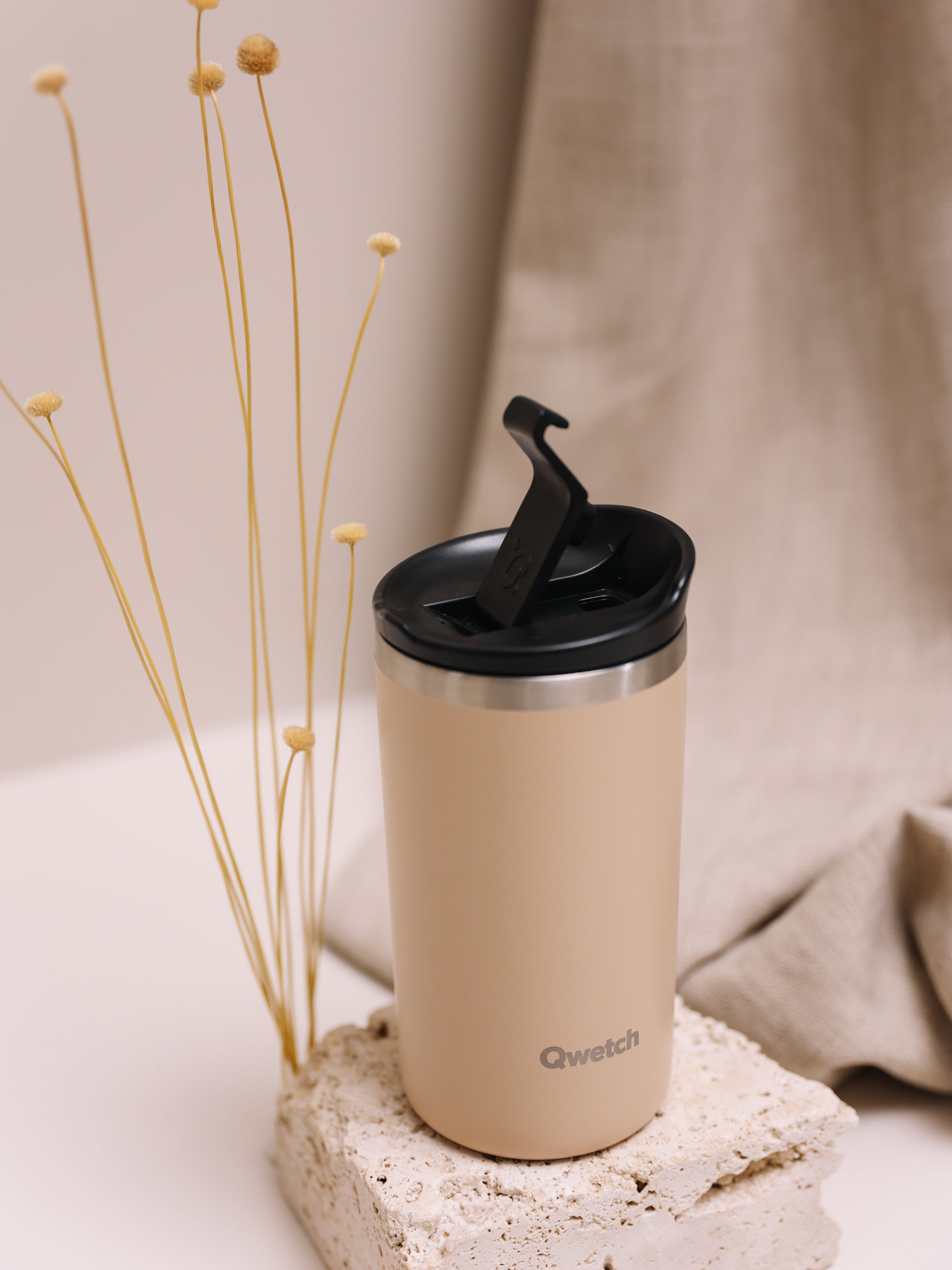 Qwetch Matt Lin termohrnek nerez 350 ml