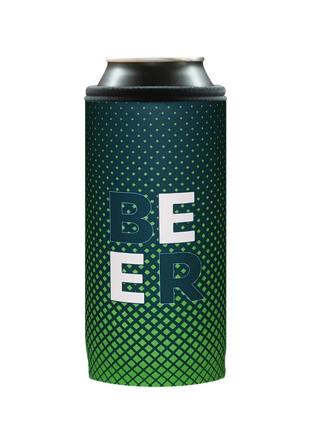 coolbox termoobal na plechovku 0,5l Beer Green Square neopren