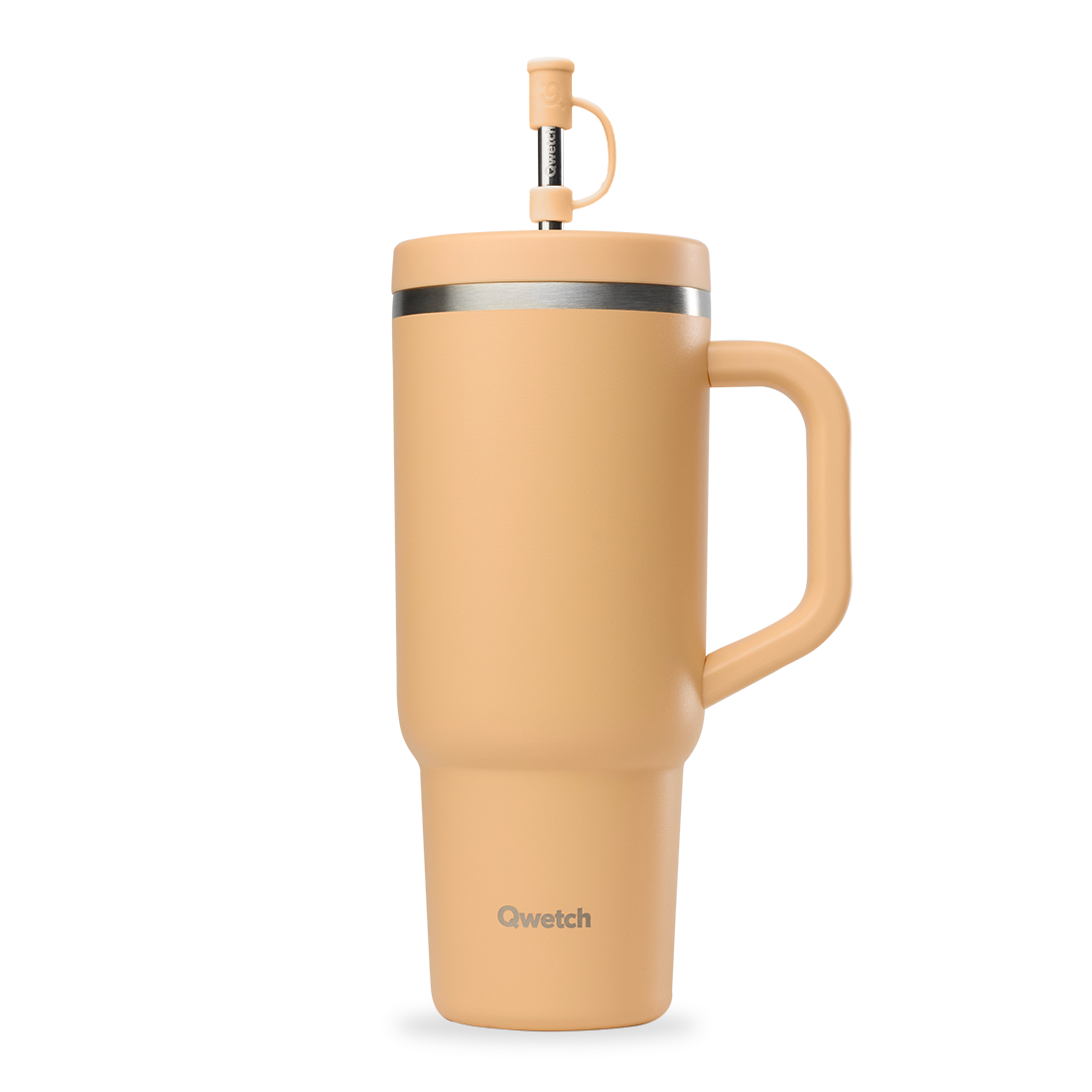 Qwetch Travel Cup víčko 900 ml Pastel Abricot náhradní