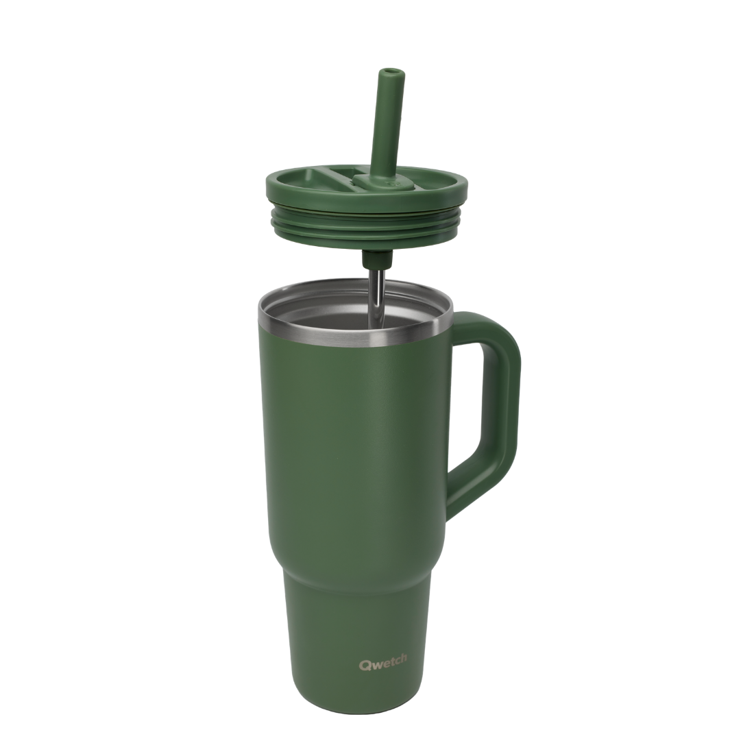Qwetch Travel Cup termokelímek 900 ml kaki matní