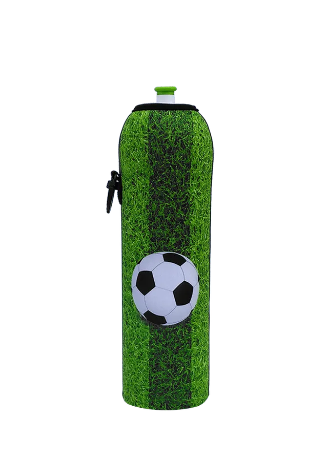 coolbox Fotbalové hřiště termoobal na lahev 1,0 l neopren