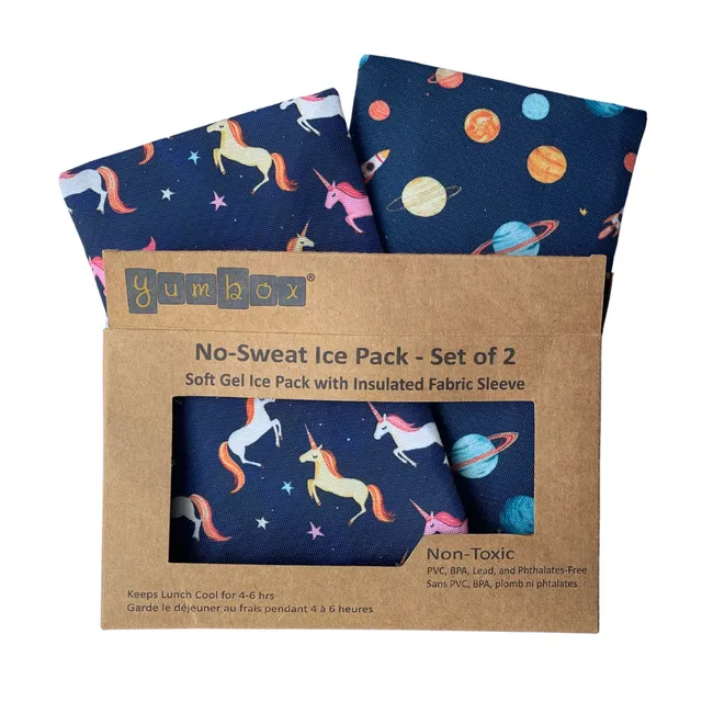 Yumbox chladicí vložky gelové 2ks Space Unicorns