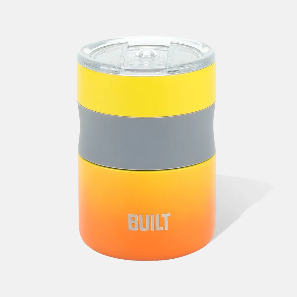BUILT New York Desk Mug 12oz termohrnek Citrus Sunrise Ombre