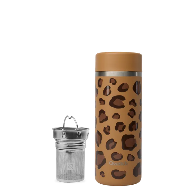 Qwetch Wild termo konvice 400 ml Camel nerez