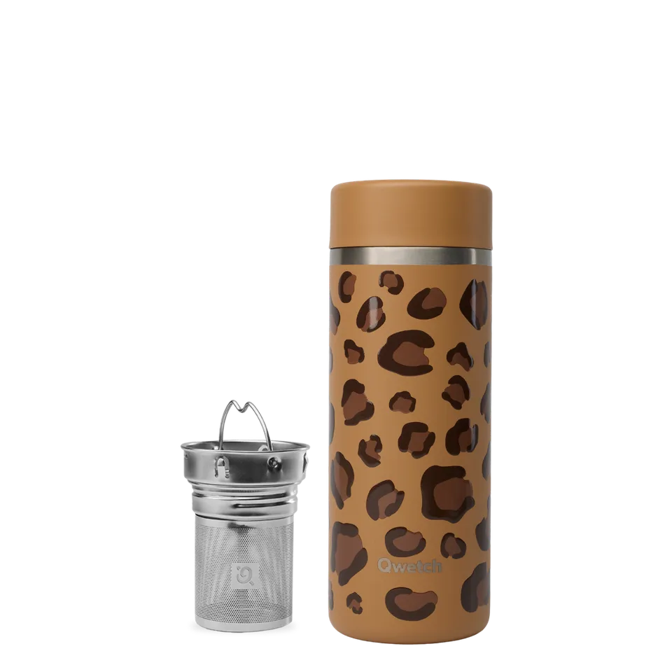 Qwetch Wild termo konvice 400 ml Camel nerez