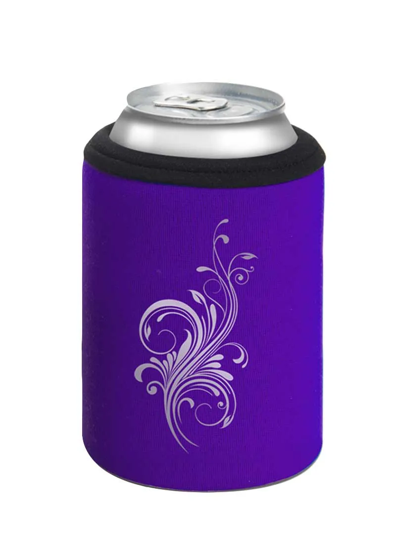 Coolbox termoobal na plechovku 0,33 l Kytka neopren